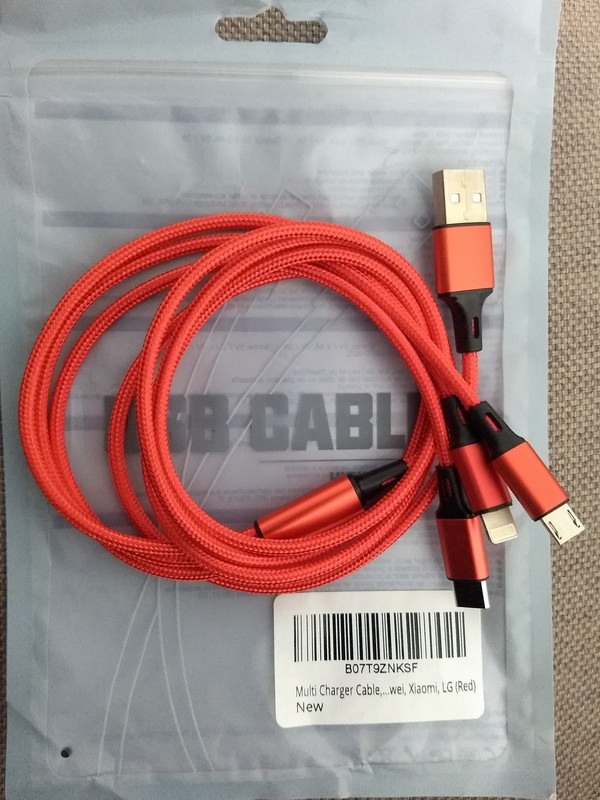 Cable de carga múltiple - 3 en 1