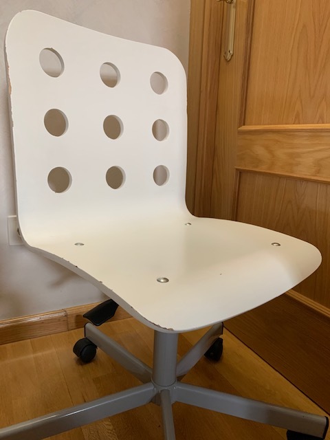 Silla estudio blanca