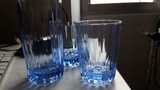 10 vasos azules de uso diario