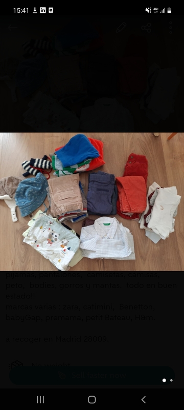 Kit de ropa bebé niño 6-9 meses