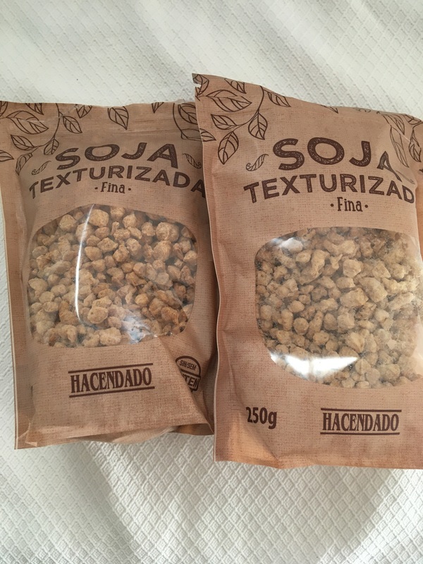 2 paquetes de soja texturizada
