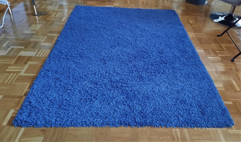Regalo alfombra azul