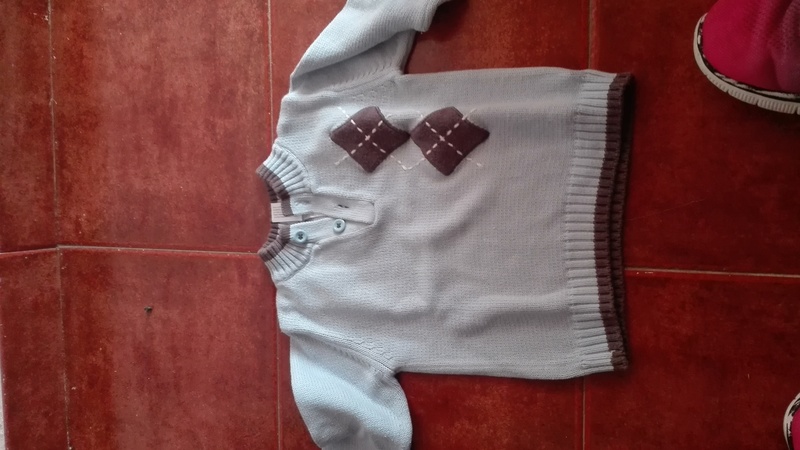 Jersey lana con dos rombos 12 meses(tarik81 )
