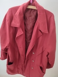 Chaquetón rojo. Talla xxl (claudia25)