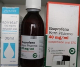 Regalo apiretal e Ibuprofeno niños