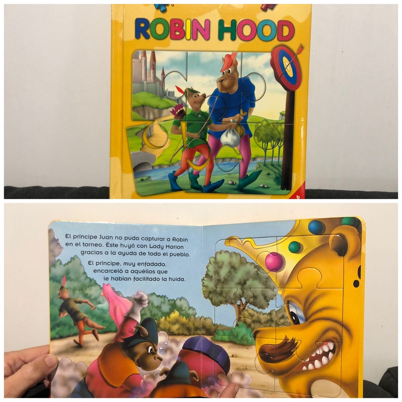 Libro Puzzle Robin hood