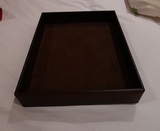 Bandeja polipiel marrón oscura (26×21x9'5 cm)