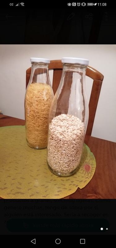Botellas de cristal de 1 litro