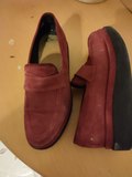 Mocasines rojos talla 38(Lizeth Machicado)