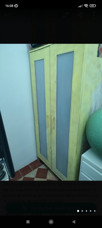 Armario de Ikea pintado