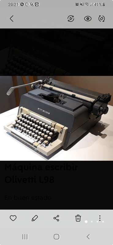 Máquina de escribir