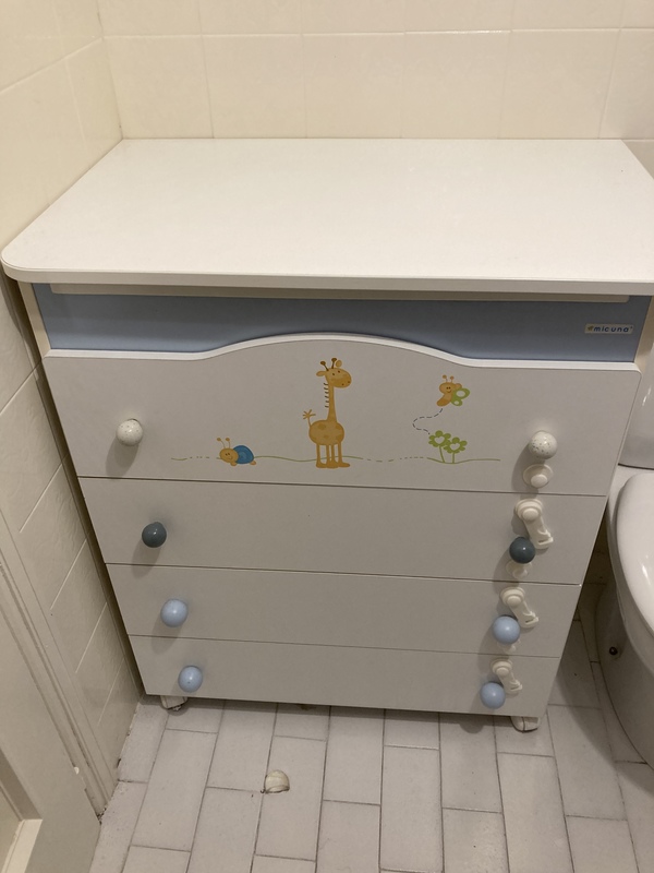 Bañera cambiador de bebé 