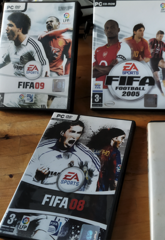 Juegos PC FIFA 2005, 2008, 2009