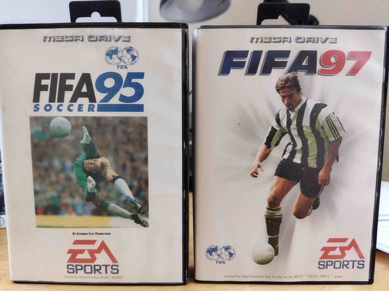 Juegos Mega Drive FIFA 95 y FIFA 98