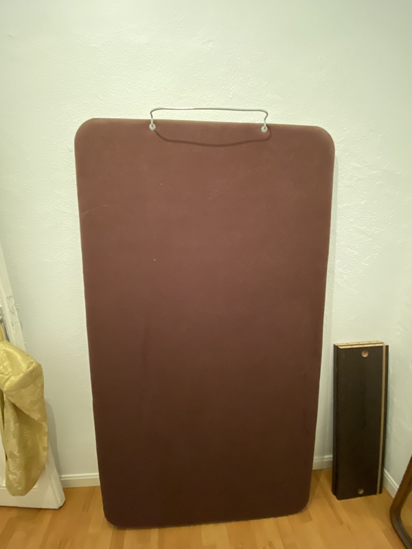 canapé de madera wengué 105x190