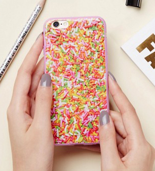 Carcasa sprinkles (fideos colores) para iPhone6 (a roapmig)