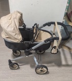 Carrito juguete marrón