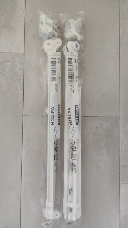 Rieles cesta armario Ikea