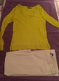 Pantalones mujer y jersey fino(talla 38)