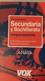 Diccionario secundaria y bachillerato