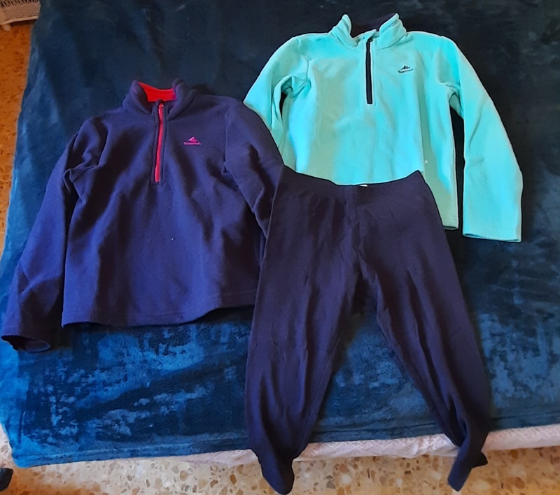 Pack 1 niña (talla 6) 2 forros térmicos y leggins algodón