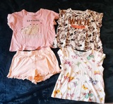 Pack 3 niña (talla 6) Pijama verano y 2 camisetas 
