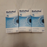 Varias cajas de Bañoftal baño ocular.