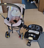 Doona, carrito de bebé + silla de coche 2 en 1 (de 0 a 6 meses). Con base isofix.