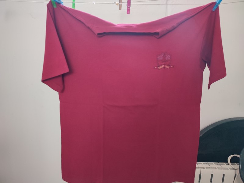 Camiseta roja, manga corta. Talla XXL(Tarik81)