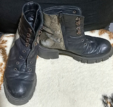 Botines de hombre, talla 37-38 sin cordones