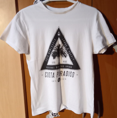 Camiseta costa paradiso, talla M