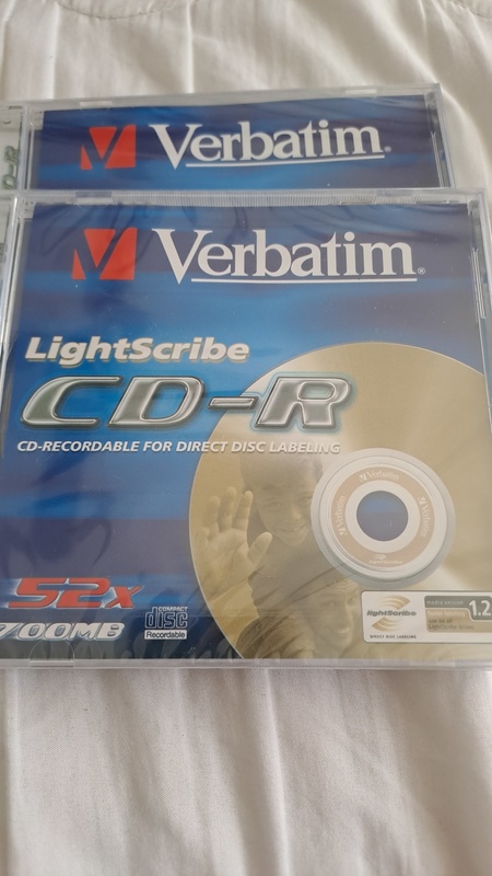 CD-R LightScribe a estrenar.