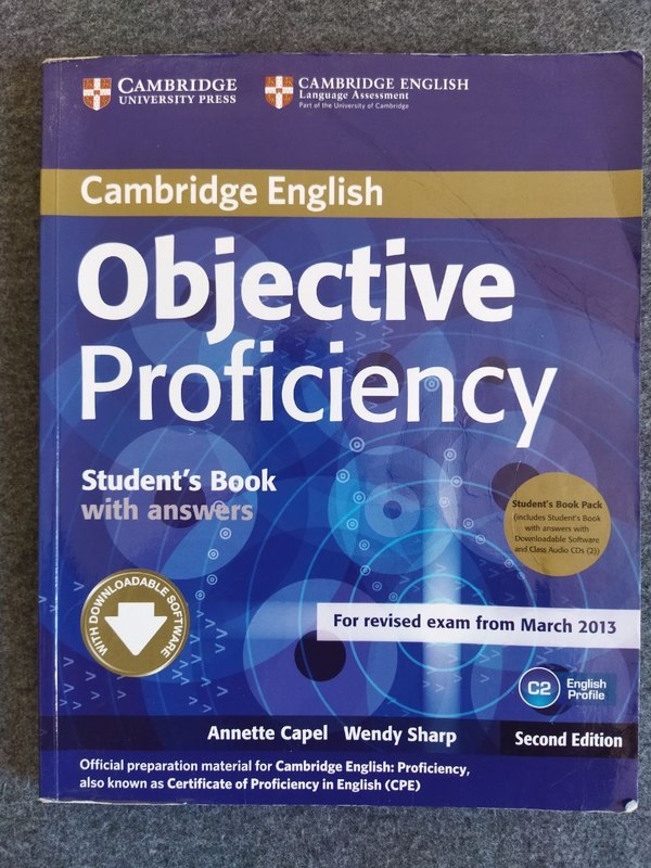 Libro "Objective Proficiency" para preparar el C2 de inglés