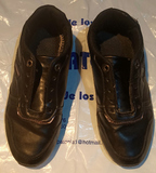 Zapatillas negras sin cordones, talla 38.