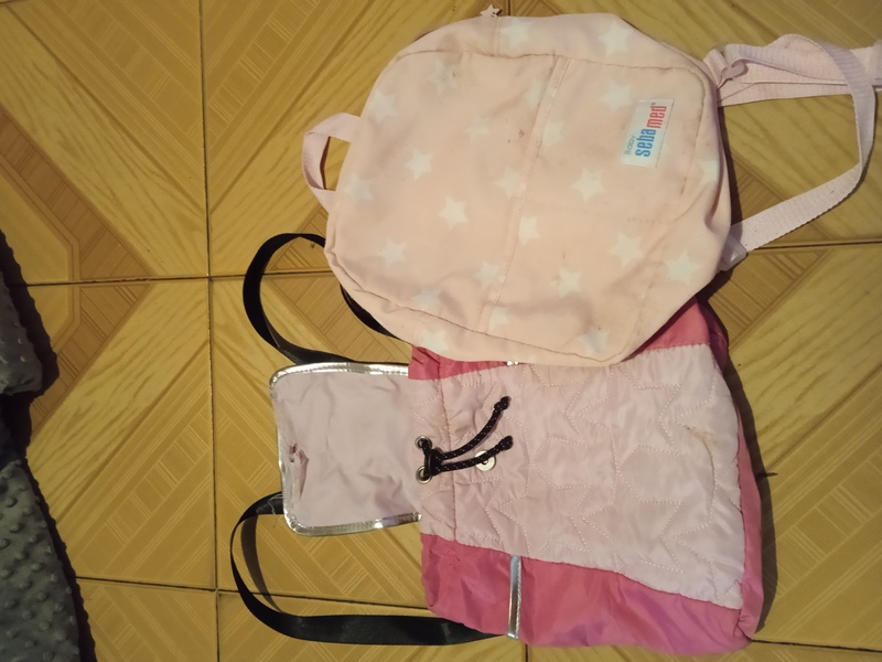 dos mochilas de tela