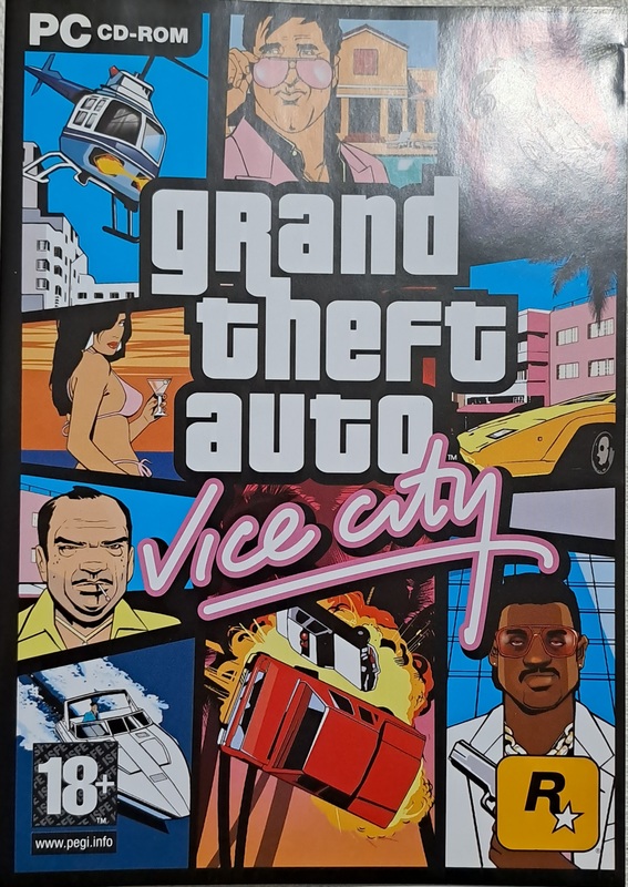 PC CD-ROM Grand Thieft Auto Vice City.