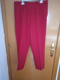 Pantalón Rojo de Mujer con cremallera lateral