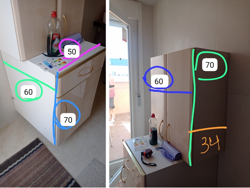 2 Muebles para cocina - Urge