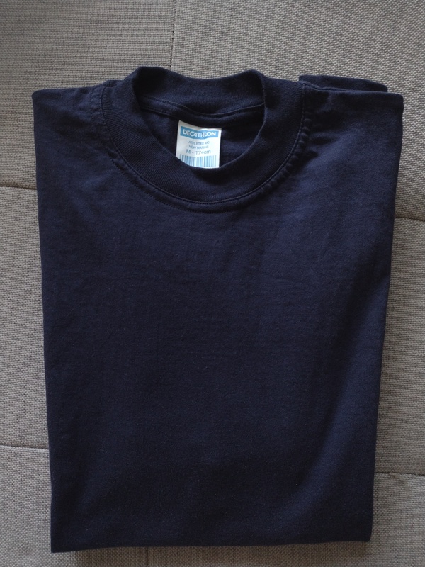 Camiseta Manga Corta Azul Oscuro Hombre - Talla M (Decathlon)