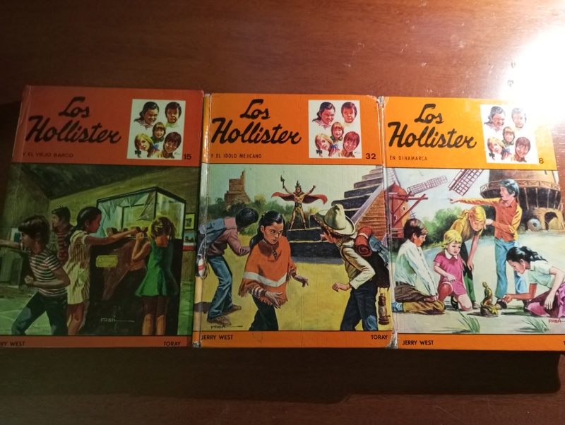 3 LIBROS. LOS HOLLISTER