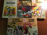 5 LIBROS. EMILIO SALGARI