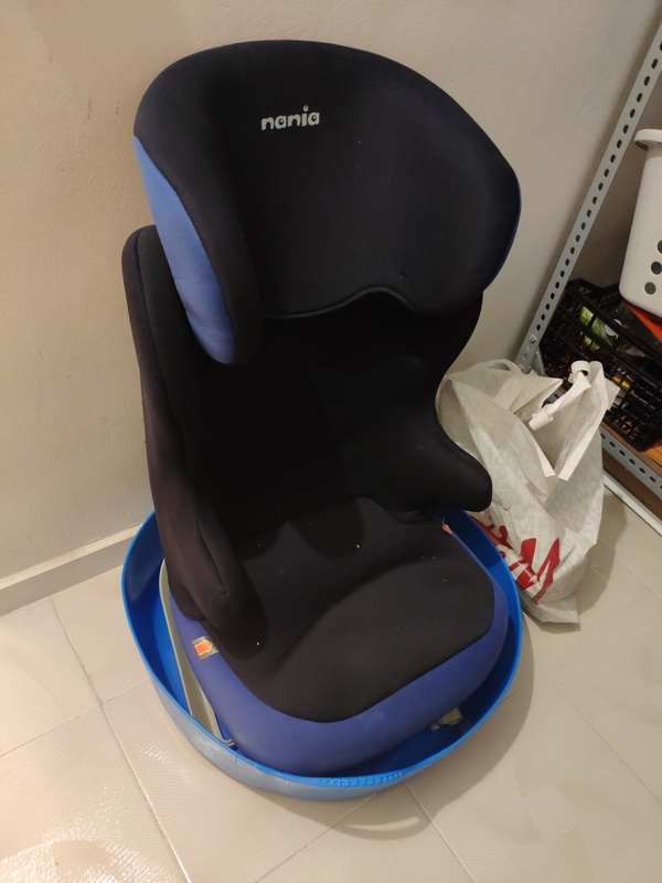 Silla coche elevador sin ISOFIX