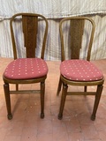 4 sillas antiguas restauradas