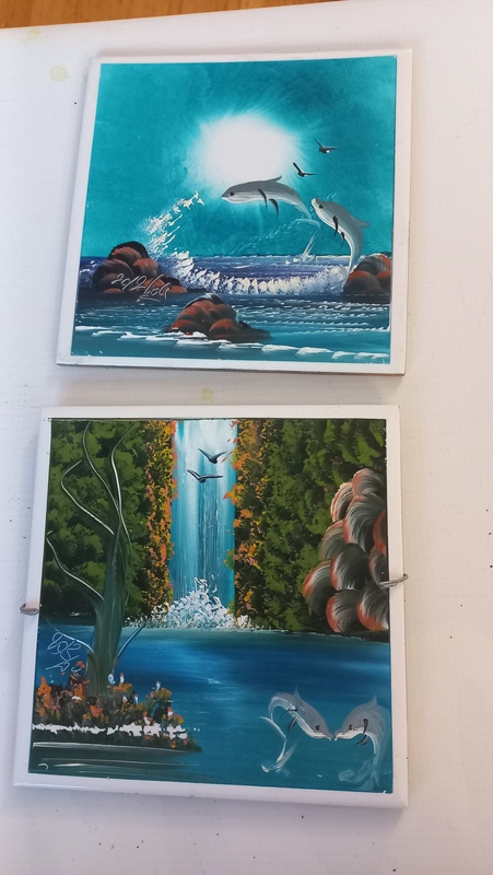 Pinturas en azulejos