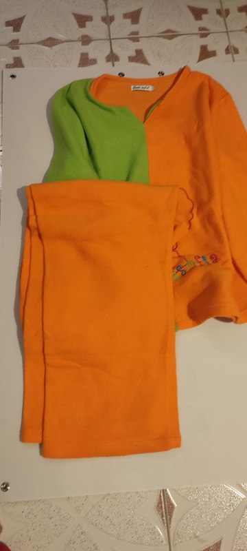 Pijama naranja/verde Talla XXL(Coslada)