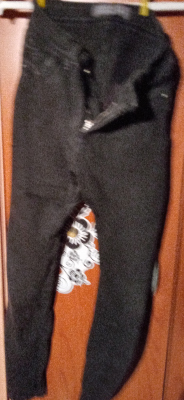 Pantalón negro de hombre talla X