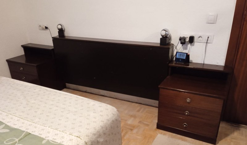 Cabecero y dos mesillas cama 150