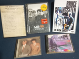 Lote de  3 Dvds y 2 Cds musicales.