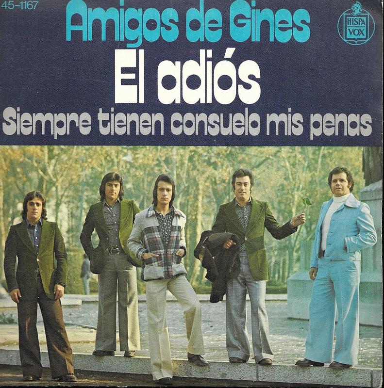 DISCO DE VINILO. SINGLE. AMIGOS DE GINES