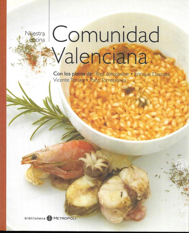 LIBRO. NUESTRA COCINA - COMUNIDAD VALENCIANA